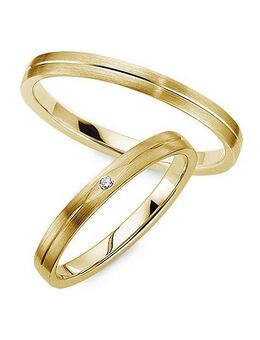 Phönix Trauring Schmuck Geschenk Partnerring Ehering Goldring, Made in Germany - wahlweise mit oder ohne Brillant