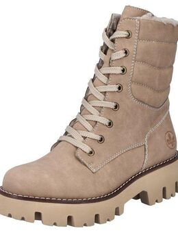 Rieker Winterstiefelette, Winterboots, Schnürboots, Profilsohle, mit Innenreißverschluss