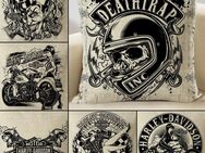 Harley Davidson Kissenbezug Biker Motorrad Chopper - Hamm