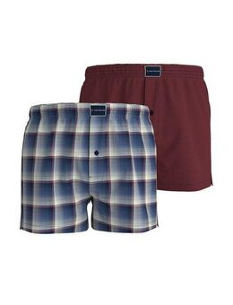 TOM TAILOR Webboxer (2er Pack) weich, bequem, locker, atmungsaktiv, mit Logo, breiter Bund