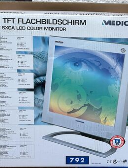 TFT 17'' Flachbildschirm "MEDION", , Aktiv SXGA LCD Monitor, älter, aber unbenutzt - München