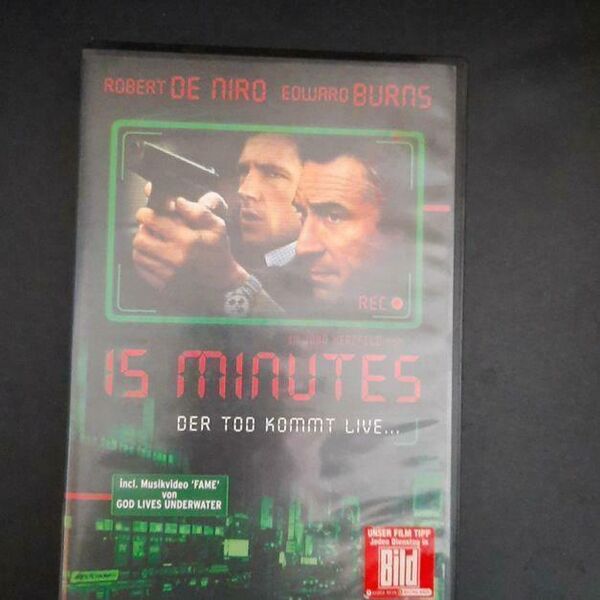 VHS - 15 Minutes - Der Tod kommt Live - FSK18 - Essen