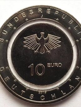10 Euro Münze“10 €Stück"Polymer Ring“Luft bewegt“2019“Deutschland - Hamburg