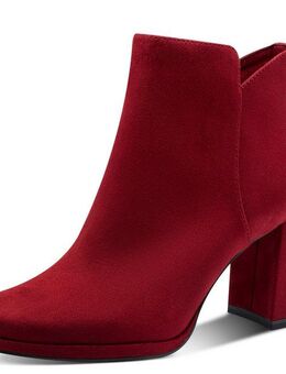 Tamaris Stiefelette, Blockabsatz, Abendschuh, Festtagsschuh in veganer Verarbeitung