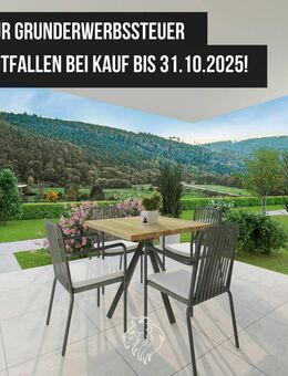Wohnen mit Stil: Hochwertige Neubauwohnung mit Terrasse und Blick ins Grüne; KFW-40 Förderung - Wertheim