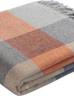 Plaid Britta, Biederlack, im Karo-Look, Kuscheldecke