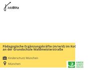 Pädagogische Ergänzungskräfte (m/w/d) im KoGa an der Grundschule Waldmeisterstraße - München