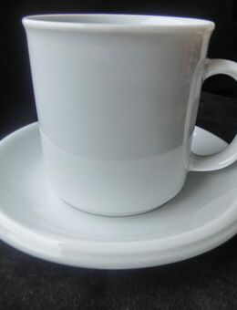 Rhön Porzellan Stadtlengsfeld Thuringia Tasse Becher Henkelbecher Kaffeebecher weiß 2,50 - Flensburg