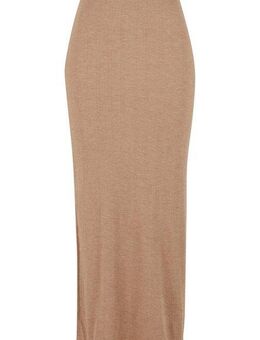 URBAN CLASSICS Sommerrock Urban Classics Ladies Rib High Slit Skirt (1-tlg)