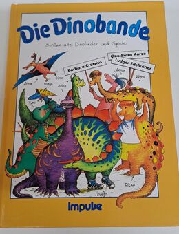 Buch "Die Dinobande" schöne alte Dinolieder und Spiele - Königswinter