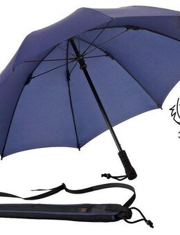 EuroSCHIRM® Stockregenschirm Swing, geringes Gewicht, mit Schultertragegurt an der Hülle
