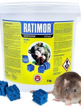 3kg Rattenköder Mäuse Ratten Köder Bekämpfung Rattengift Hochwirksam Set Ratimor Würfel Set34526 - Wuppertal
