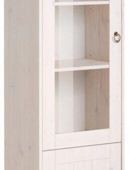 Home affaire Vitrine Indra aus massiver Kiefer, FSC®, 2trg., Höhe 145 cm, dezentes Ornament