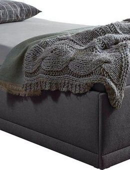 Westfalia Schlafkomfort Polsterbett Texel, Standardhöhe mit Zierkissen, Bettkasten bei Ausführung mit Matratze