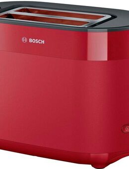 BOSCH Toaster MyMoment TAT2M124, 2 Schlitze, für 2 Scheiben, 950 W, integrierter Brötchenaufsatz, Auftaufunktion, Brotzentrierung, AutoOff