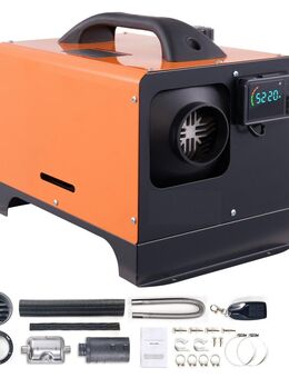 Luft-Dieselheizung 12V 5KW mit LCD-Display & Fernbedienung – Perfekt für Bus, LKW & Co. Standheizung Set3452 - Wuppertal