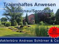 Spreewald und Stadt vereint! Großes Anwesen in bester Lage von Lübbenau direkt am Wasser! - Lübbenau (Spreewald)