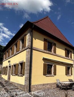 Top! Historische Mühle mit Herrenhaus, Scheune und viel Platz - Denkmalgeschützt - Aurachtal