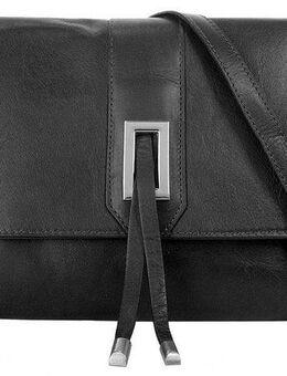 Cluty Umhängetasche, echt Leder, Made in Italy