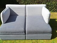Ikea Vallentuna Couch Grau Anthrazit 2 Teile Bettteile ausziehbar **Top Zustand** - Ratekau
