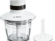 BOSCH Zerkleinerer MMR08A1, 800ml Behälter, Schlagscheibe, Edelstahl-Messer, weiß, 400 W, Behälter mikrowellengeeignet, Einhand-Bedienung