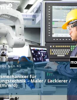 Verfahrensmechaniker für Beschichtungstechnik – Maler / Lackierer / Schreiner (m/w/d) - Karlsruhe