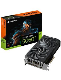 Gigabyte GeForce RTX 5060 Ti WINDFORCE 16G Grafikkarte – 16 GB GDDR7, 128 Bit, Grafikkarte