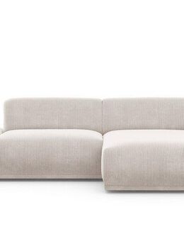 TRENDMANUFAKTUR Ecksofa Braga, mit hochwertigem Kaltschaum, L-Form, in Cord erhältlich, modernes Sofa, Couch mit hohem Sitzkomfort, 275/72/160 cm (B/H/T)