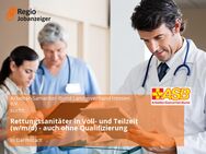 Rettungssanitäter in Voll- und Teilzeit (w/m/d) - auch ohne Qualifizierung - Darmstadt