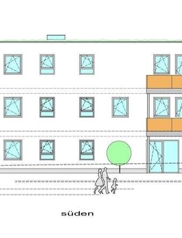 ***Neubau/ Beginn 07/2025 - moderne 2-Zimmer-Wohnung im 2. OG/ DG mit Balkon - KfW 40 - inkl. Bierkellerrecht*** - Höchstadt (Aisch)