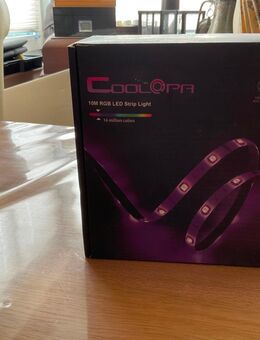Coolopa LED Strip Light – 10 m RGB – App & Musiksteuerung – wasserdicht – Neu - Brakel Zentrum