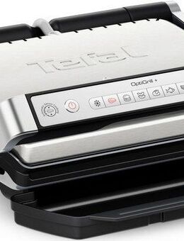 Tefal Kontaktgrill OptiGrill+, erneuerte Kochstufenanzeige, 6 automatische Programme, 2000 W, spülmaschinengeeignete Platten, mit Abschaltautomatik, GC717D