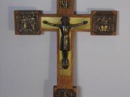 Holz Kreuz Kruzifix Wandkreuz INRI Jesus Christus Wanddeko 27x19 cm 9,- - Flensburg