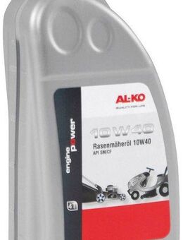 AL-KO Universalöl 4-Takt Rasenmäheröl 10W40, 1 Liter Hochleistungsmotoröl