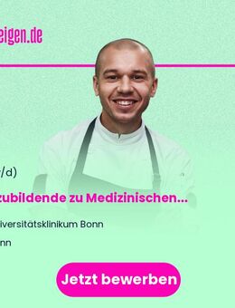 Auszubildende zu Medizinischen Fachangestellten (m/w/d) - Institut für Experimentelle Hämatologie und Transfusionsmedizin - Bonn