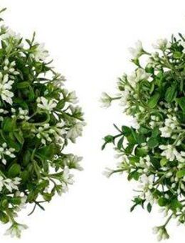 Kunstkranz Eukalypthushalbkugel, Creativ green, Höhe 18 cm