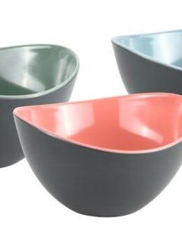 KESPER® Dessertschale Obst & Salatschale, 3er Set, aus Melamin, Melamin, (3-tlg)