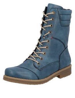 Rieker Schnürstiefelette Schnürboots, Herbstboots mit gepolstertem Schaftrand