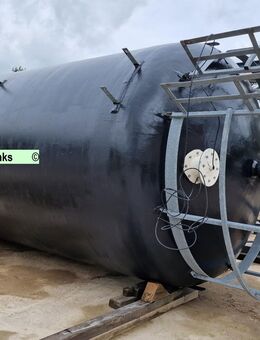 P393 gebrauchtes 45.000 L Polyestersilo GFK mit Unterfahrgestell aus Stahl neu gestrichen Salzsilo Futtersilo Mehlsilo Pelletsilo Lagertank Streusalz - Hillesheim (Landkreis Vulkaneifel)