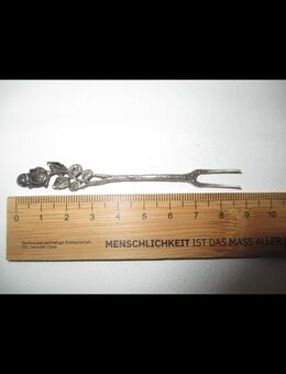 Hildesheimer Rose Cocktailgabel 800er Silber - Weil (Rhein)