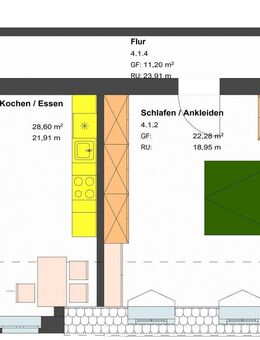 ERSTBEZUG - große 2-Raum Altbauwohnung mit offener Küche - Görlitz