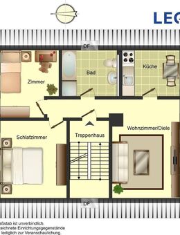 Wohnen im Denkmal!! Schöne 3-Zimmer-Wohnung in Lünen-Süd im Angebot - Lünen