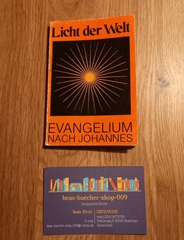 Licht der Welt. Das Evangelium nach Johannes. Taschenbibelbund, TB v. 1986 - Rosenheim