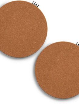 Zeller Present Pinnwand Pinboard, rund, Kork, 2-tlg., (Set, 2-tlg)