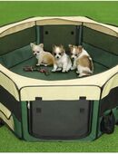 KARLIE Auslauf SMART TOP LOFT grün 112 x 112 x 48 cm für Welpen und Kleintiere in 52222