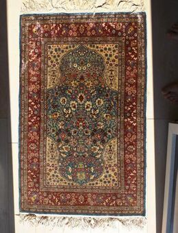 Hereke Teppich Türkei Seide 114x72 cm Seidenteppich Vintage 929,- - Flensburg