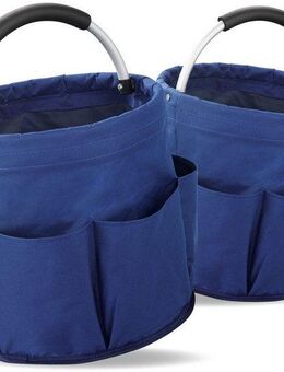 Maximex Organizer Universal-Reinigungs-Caddy (Set, 2 St), Allzweckkorb mit 6 Außentaschen, ideal für Haushalt, Garten & Camping