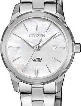 Citizen Quarzuhr EU6070-51D EU6070-51D, Armbanduhr, Damenuhr, Edelstahlarmband, Datum