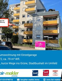 FAIR-MAKLER: Ihr Start ins Immobilienglück -- praktische Stadtwohnung am Stadtrand - Leinfelden-Echterdingen