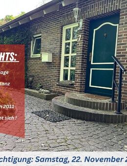 Bes.: 22.11.2025 - TOP ! Wohnen am Waldrand, mitten in Jaderberg - Einfamilienhaus mit Charme ! - Jade